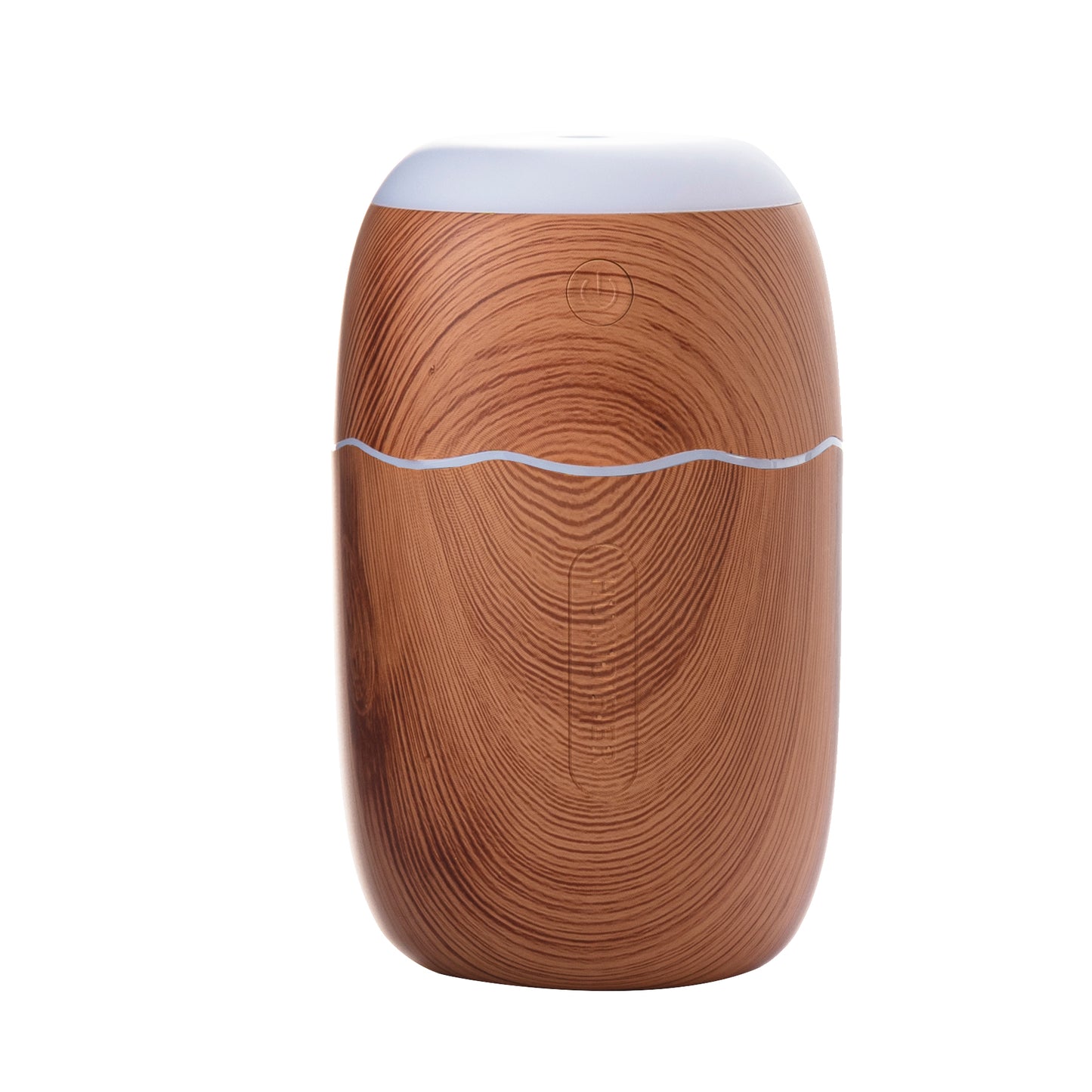 Marquee Wood Grain Humidifier - USB Aromatherapy Air Night Light