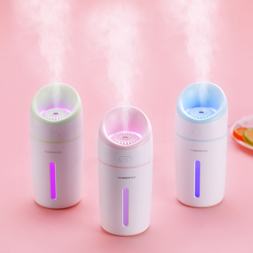 Colorful Humidifier Night Light - Portable Mini USB Car Air Humidifier