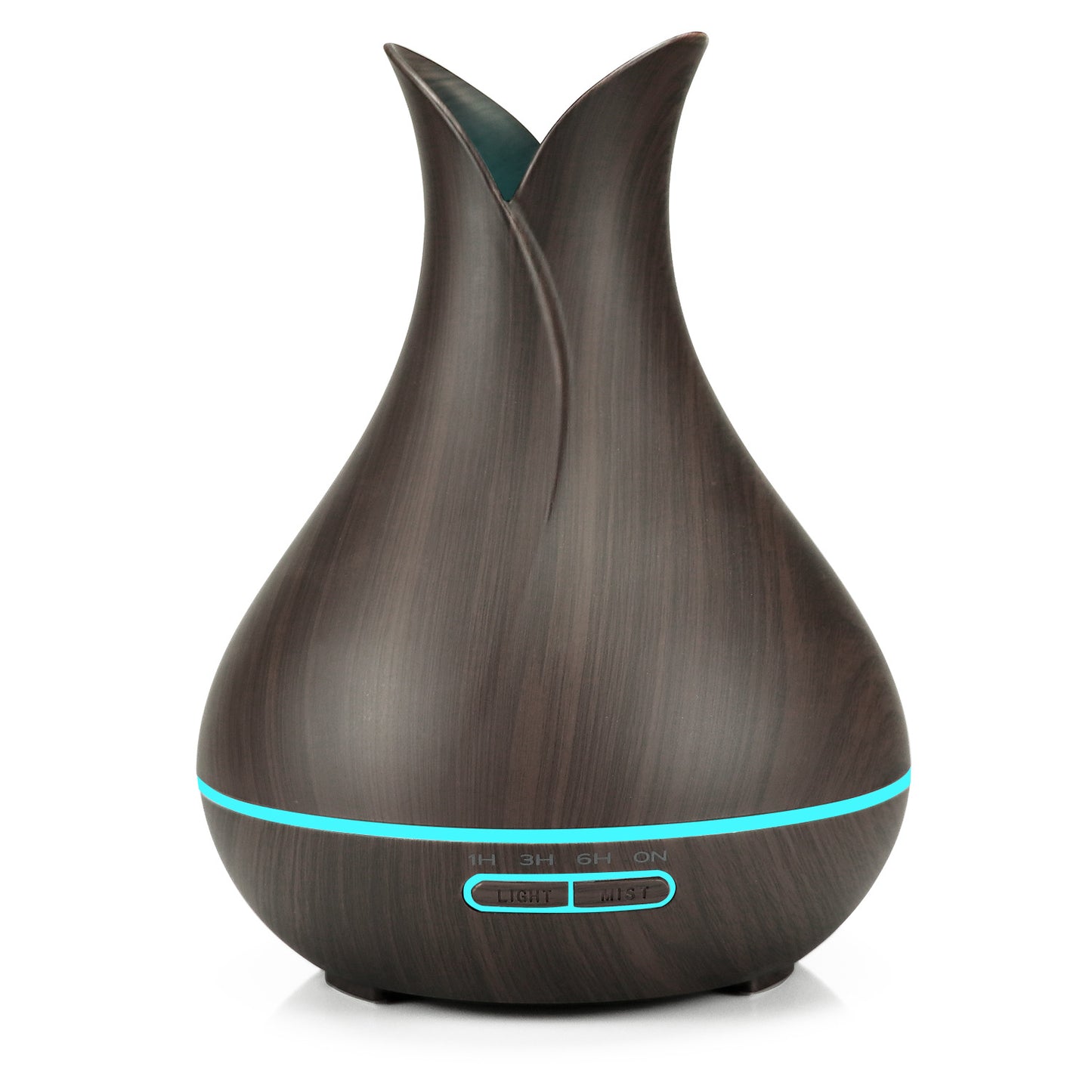 400ml Wood Grain Wifi Remote Smart Aroma Diffuser