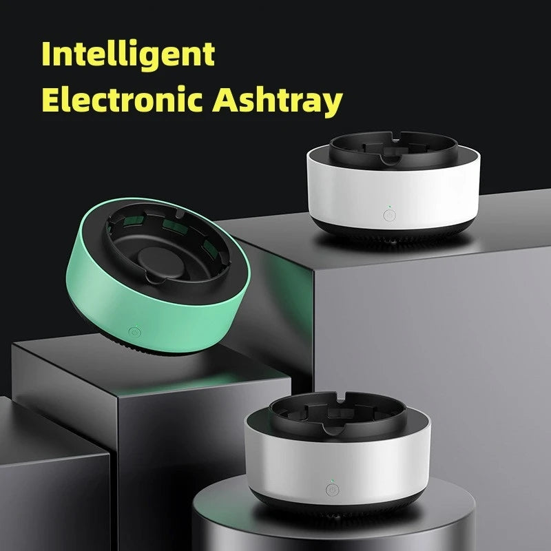Smoke Removal Air Purification Ashtray - Automatic Odor Eliminator