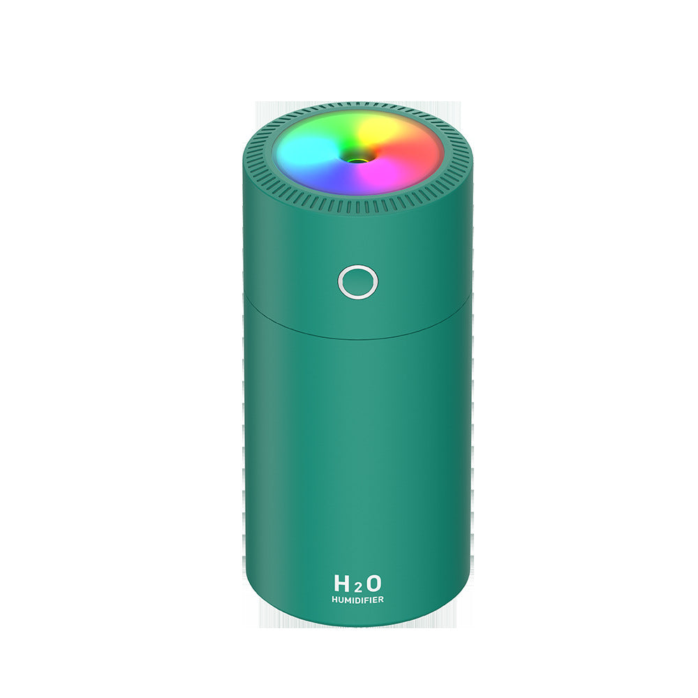 New Rainbow Cup Humidifier: Mini Desktop Spray Air USB Car Mounted Humidifier