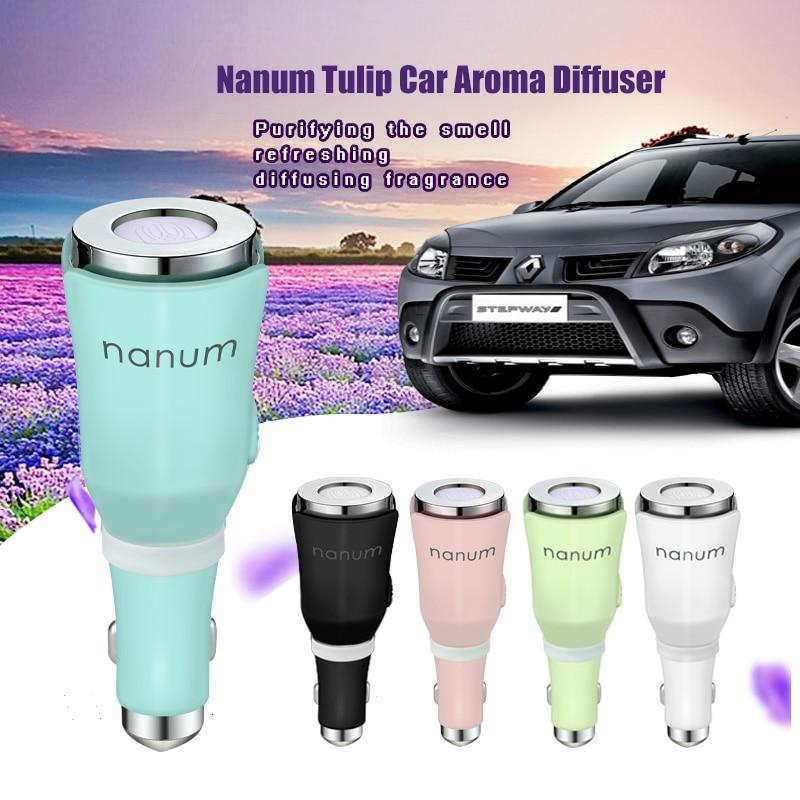 USB Car Essential Oil Diffuser - Ultrasonic Air Refresher & Humidifier