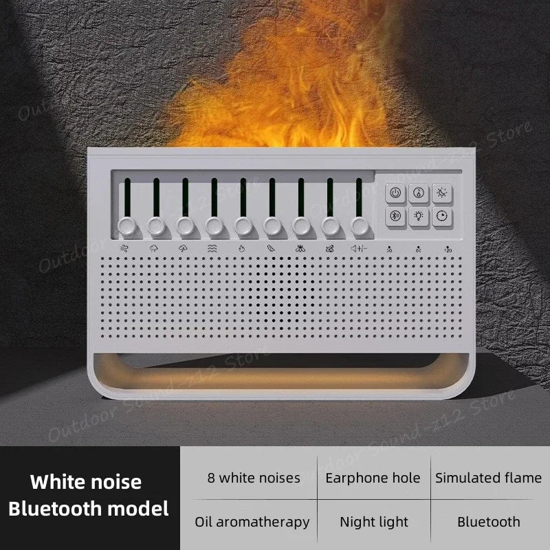 Bluetooth Speaker & Aromatherapy Humidifier with Night Light - 8 White Noise Sounds