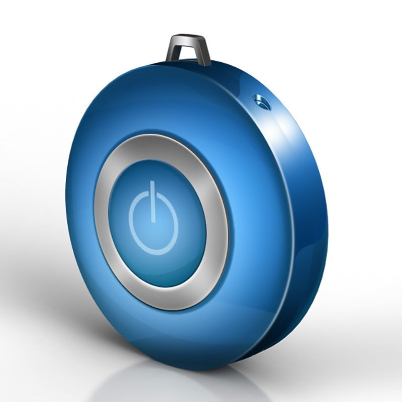Wearable Air Purifier Necklace - Mini Portable USB Air Cleaner with Negative Ion Generator