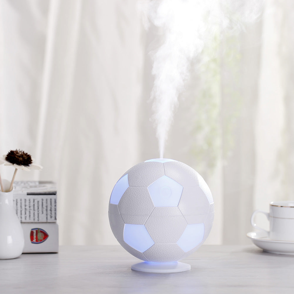 Football Humidifier - Mini USB Ultrasonic Aromatherapy Air Atomizing Humidifier for Home and Car