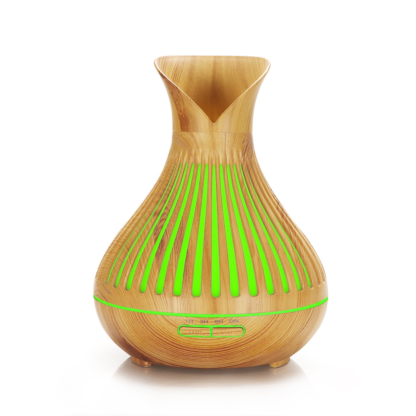Aroma Diffuser 500ml Wood Grain Humidifier - Large Petal Aroma Diffuser