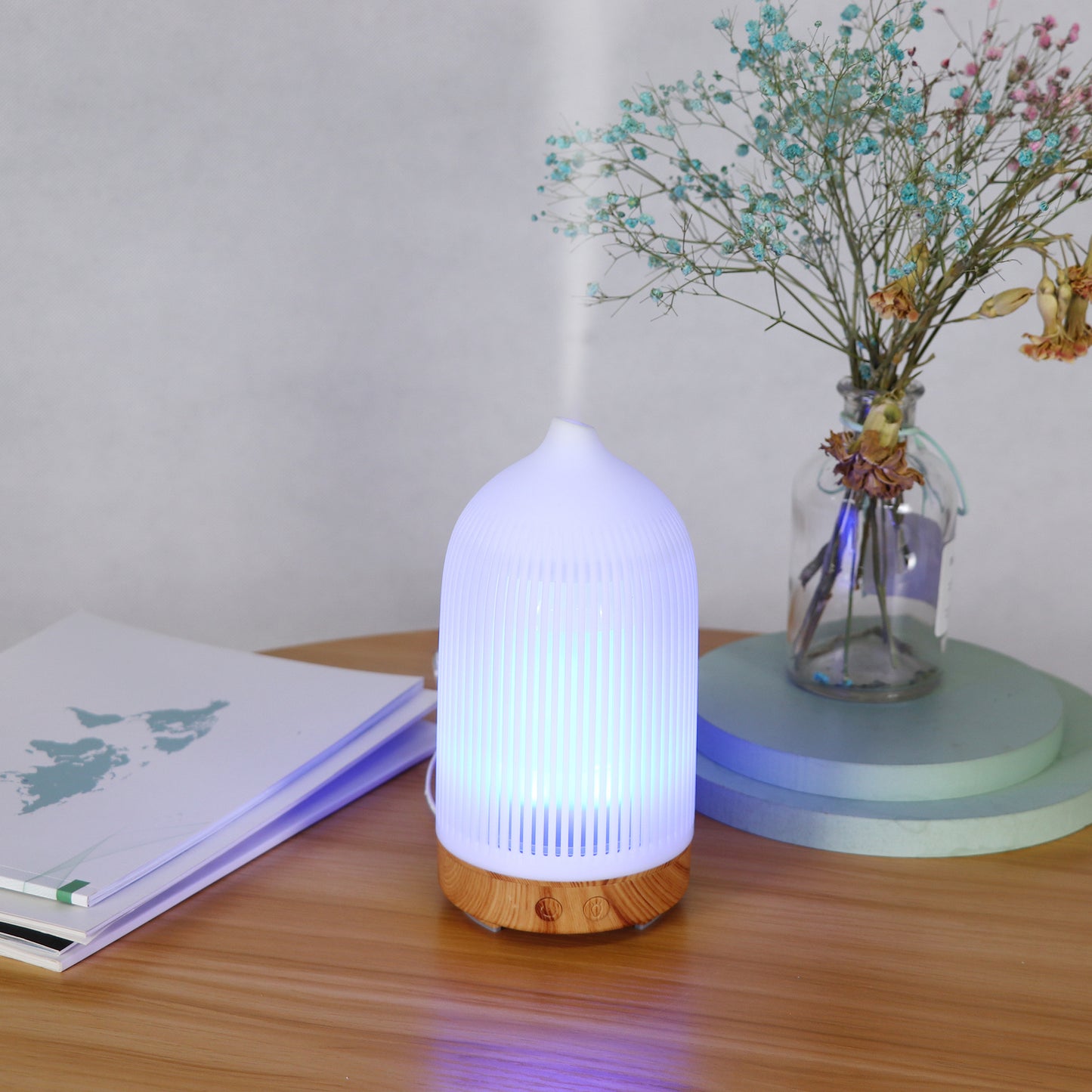 7 Color Aromatherapy Lamp - Ultrasonic Atomization Mini Desktop Humidifier