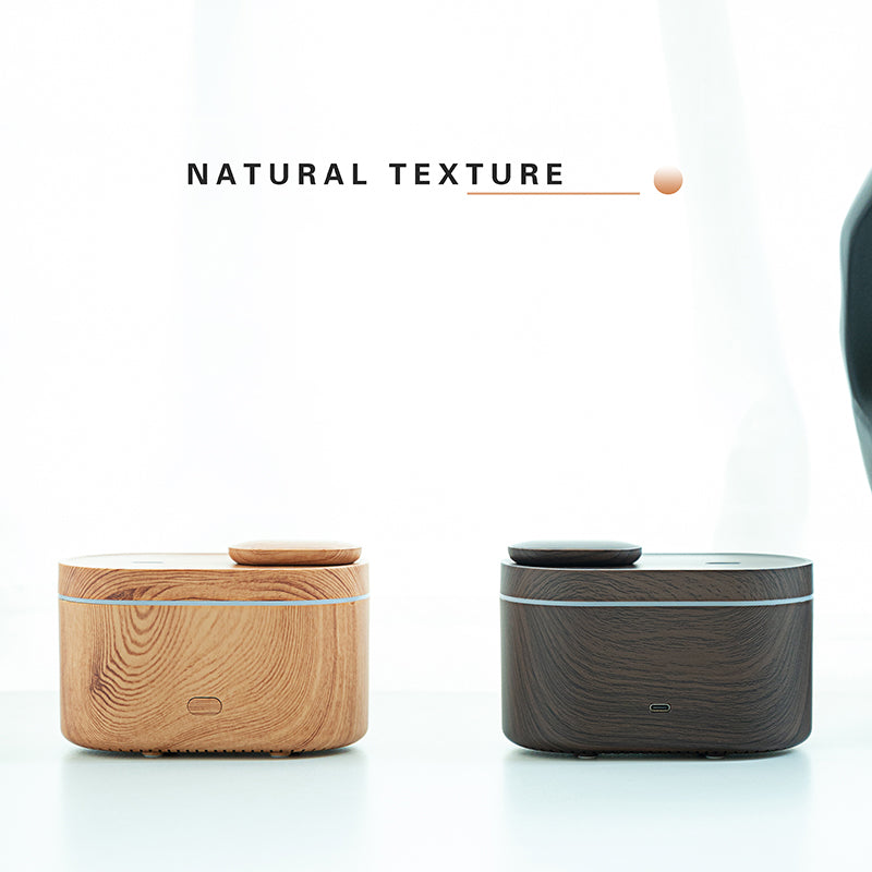 Creative Wood Grain L16 Aroma Diffuser - Ultrasonic Humidifier for Home and Office