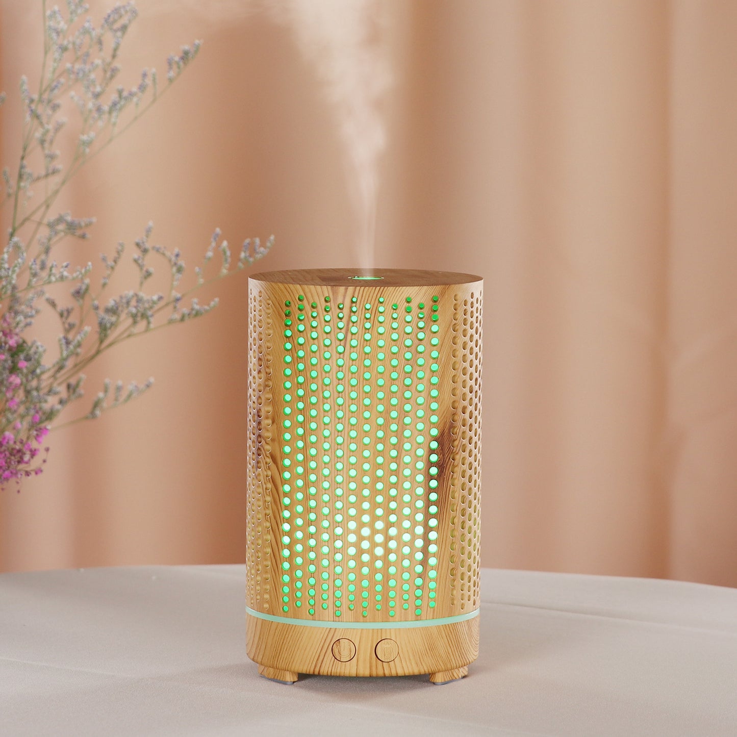 200ML Essential Oil Diffuser - Wood Grain Aroma Diffuser for Fresh Air