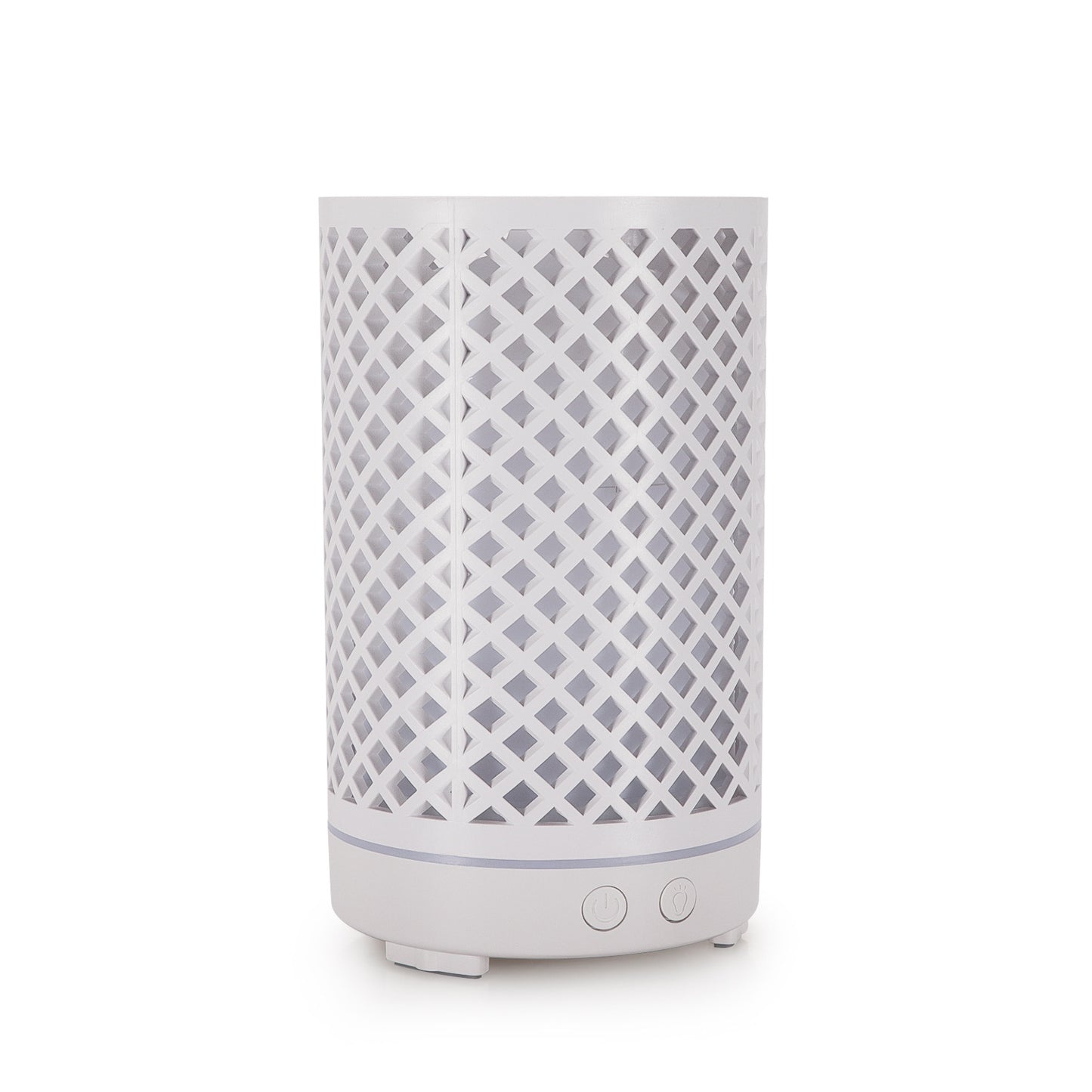 New Hollow Lattice Wood Grain Aromatherapy Humidifier - 200ml for Home & Office