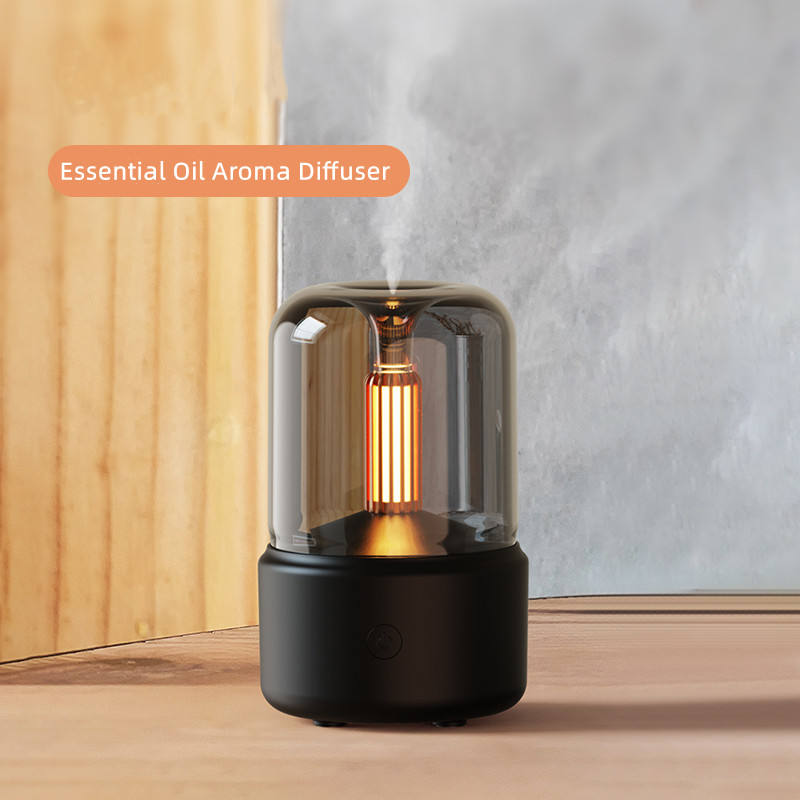 Candlelight Aromatherapy Machine - USB Desktop Atmosphere Lamp & Air Humidifier