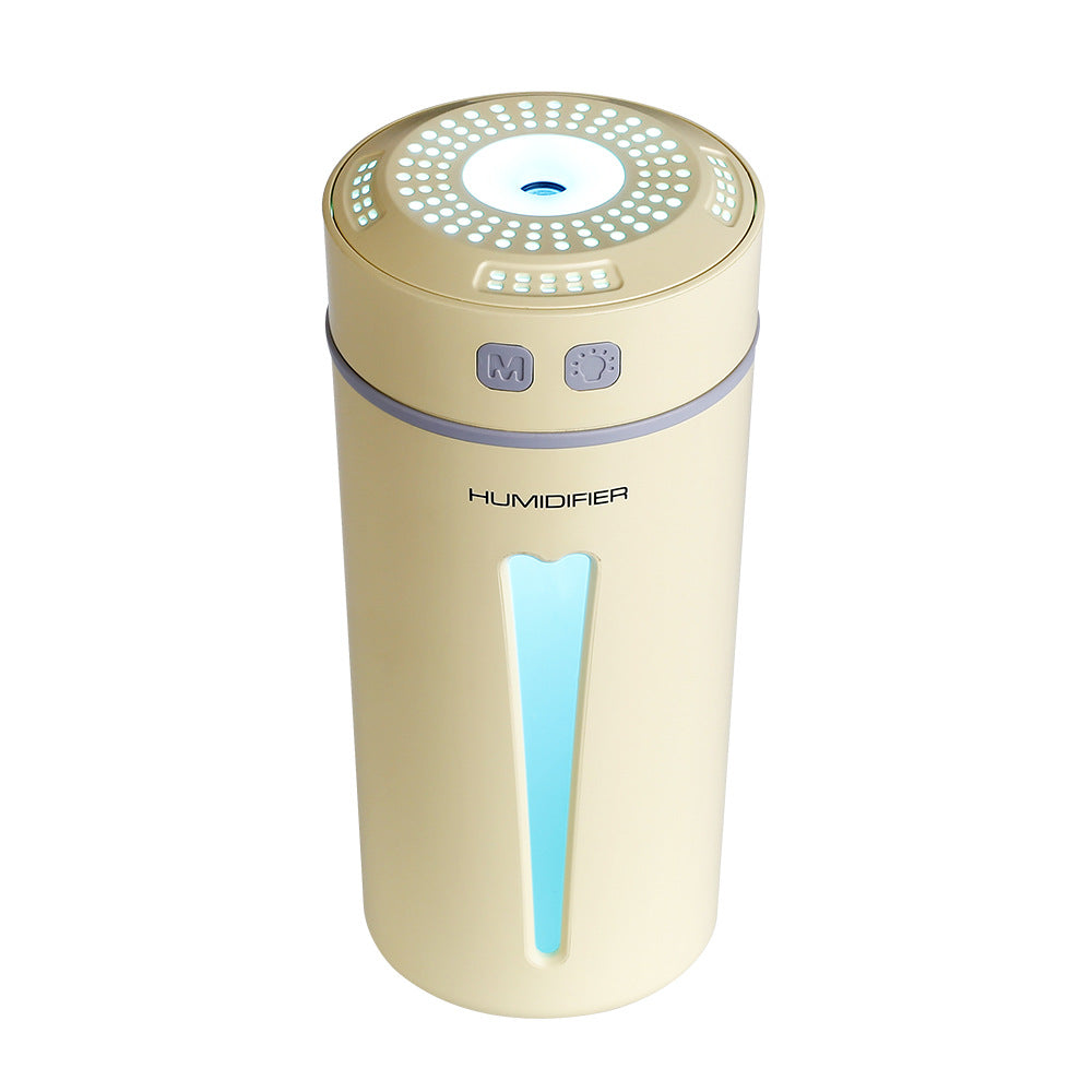 Happy Cup Mini USB Ultrasonic Aromatherapy Humidifier for Home and Car
