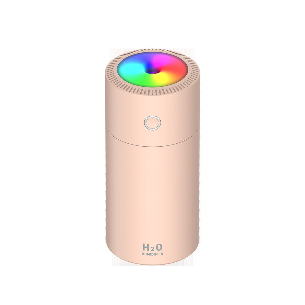 New Rainbow Cup Humidifier: Mini Desktop Spray Air USB Car Mounted Humidifier