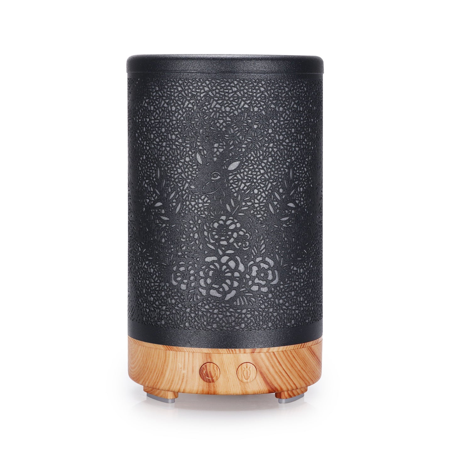 Goat Hardware Iron Aroma Diffuser Spray 100ml with Colorful Lights - Sika Deer Design for Office and Home