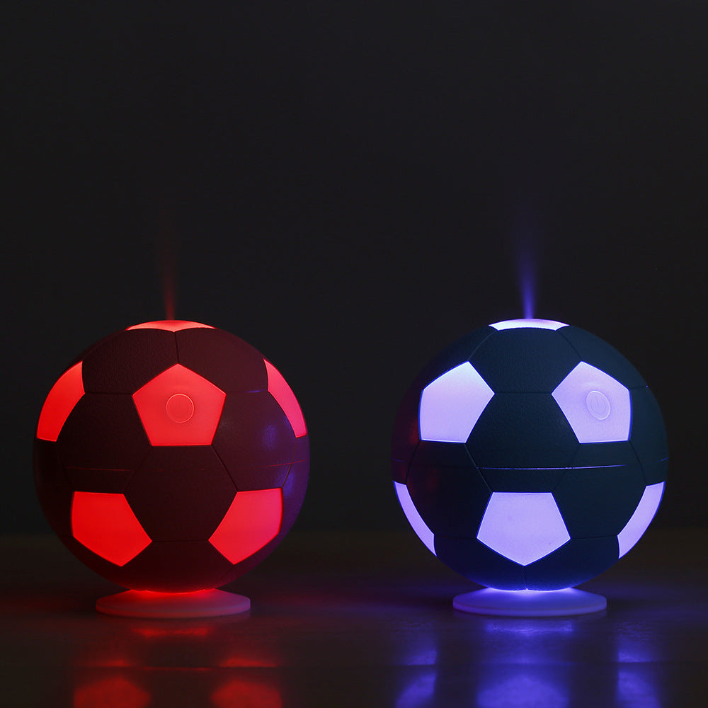 Football Humidifier - Mini USB Ultrasonic Aromatherapy Air Atomizing Humidifier for Home and Car