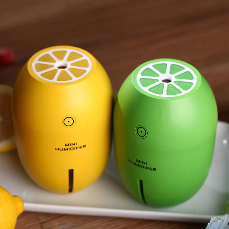 180ml USB Air Humidifier & Purifier with LED Lamp - Aromatherapy Diffuser for Home and Car