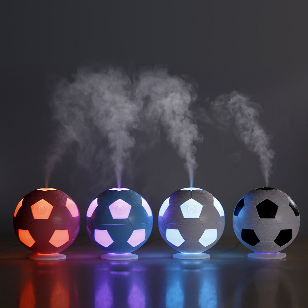 Football Humidifier - Mini USB Ultrasonic Aromatherapy Air Atomizing Humidifier for Home and Car