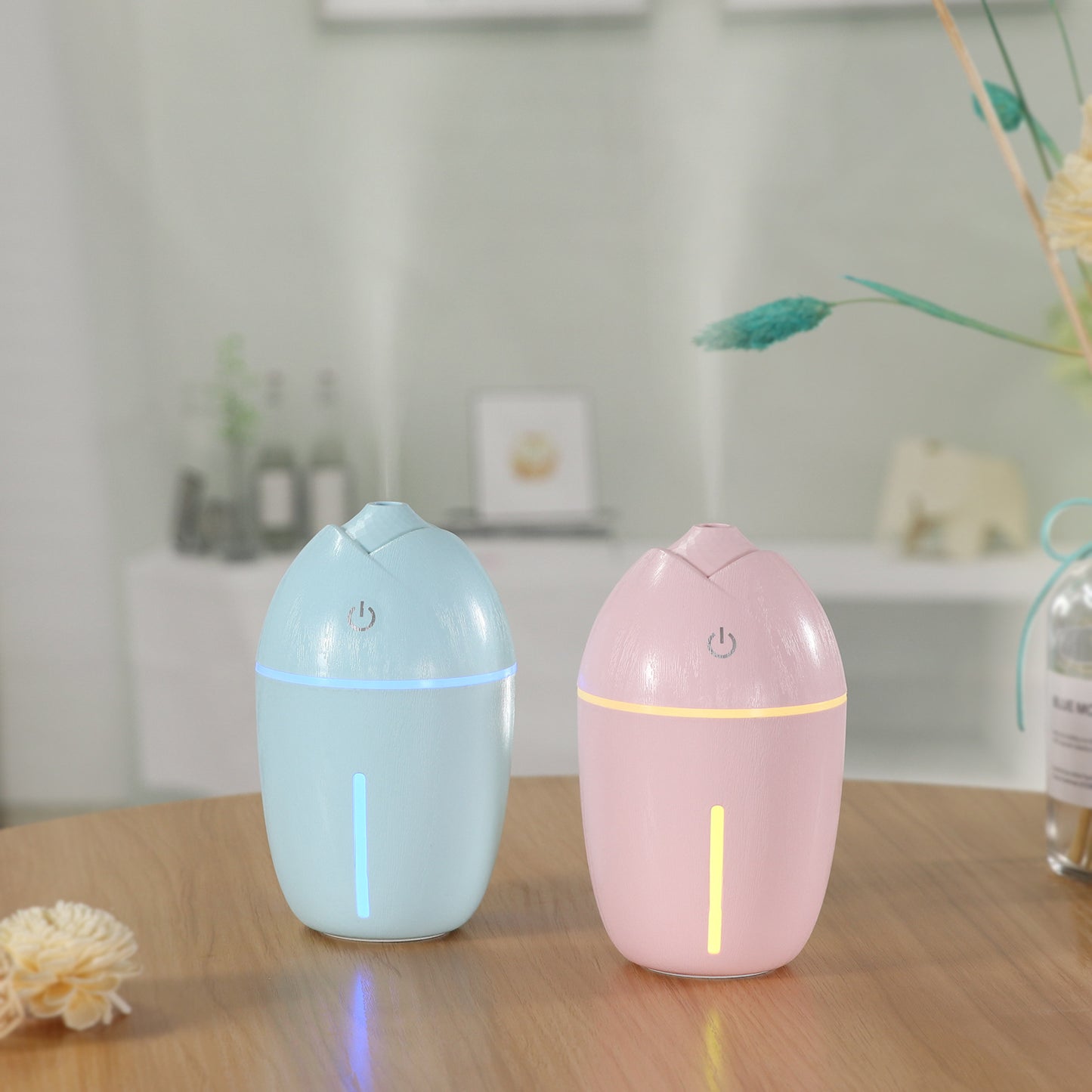 USB Mini Humidifier - Ultrasonic Air Cleaner for Car, Office, and Home