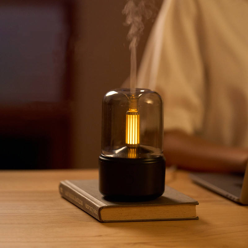 Candlelight Aromatherapy Machine - USB Desktop Atmosphere Lamp & Air Humidifier