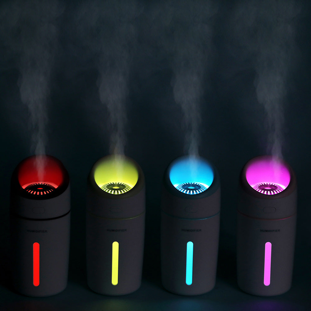 Colorful Humidifier Night Light - Portable Mini USB Car Air Humidifier