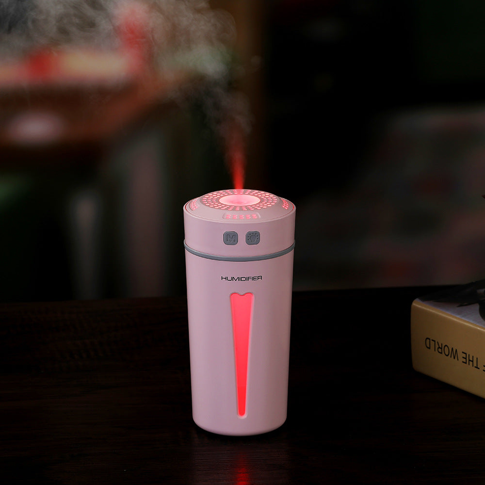 Happy Cup Mini USB Ultrasonic Aromatherapy Humidifier for Home and Car