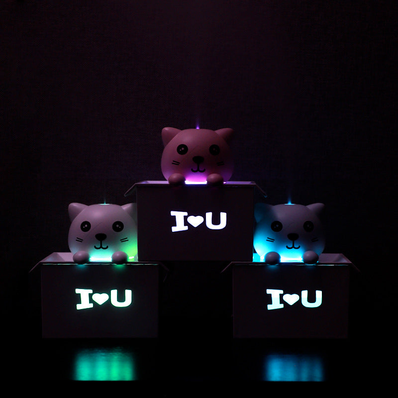 Explosion Cat Humidifier - USB Aromatherapy & Air Purifier
