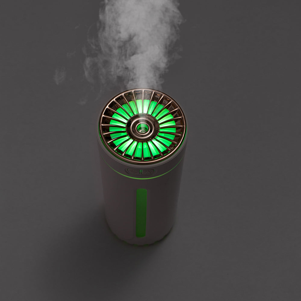Colorful Night Light USB Car Aromatherapy Humidifier - Silent & Portable