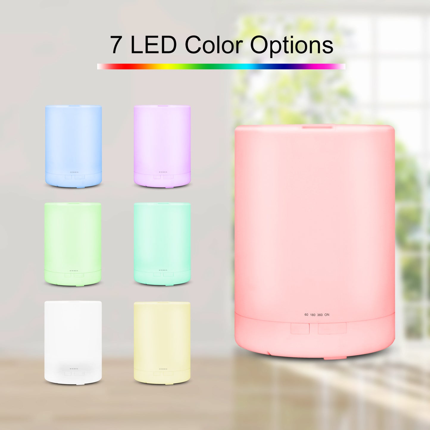 600ML Colorful Gradient Aromatherapy Humidifier for Home