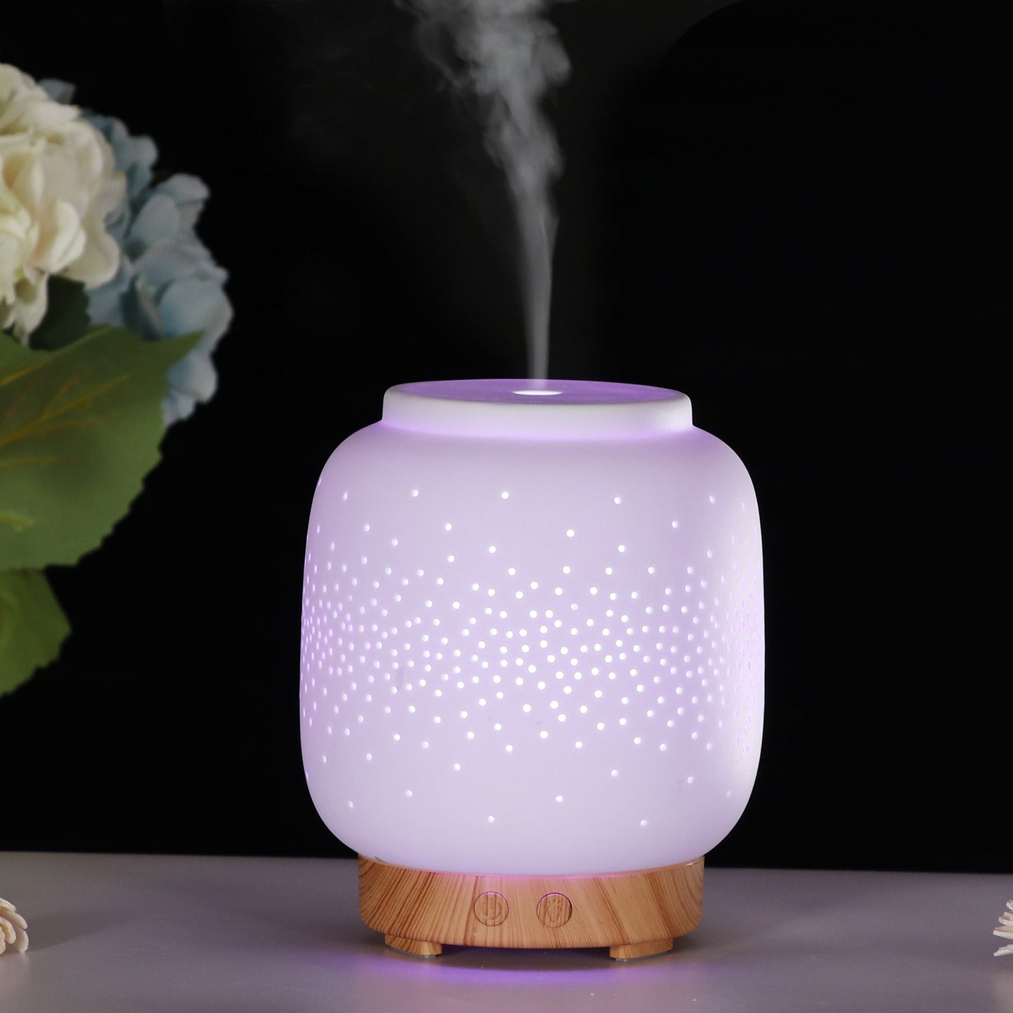 Ceramic Aroma Diffuser 100ml - Low Noise Humidifier & Air Purifier