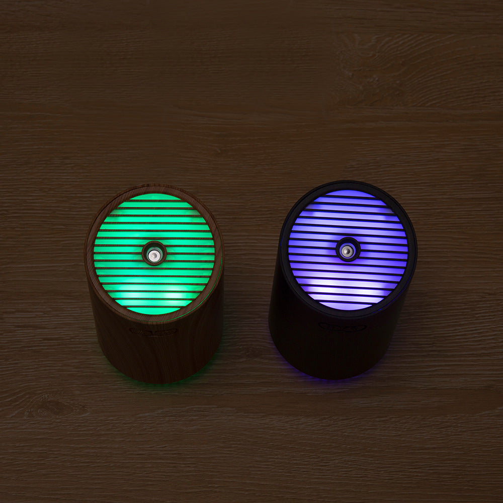 Wood Grain L2 Humidifier – Mini USB Aromatherapy Night Light