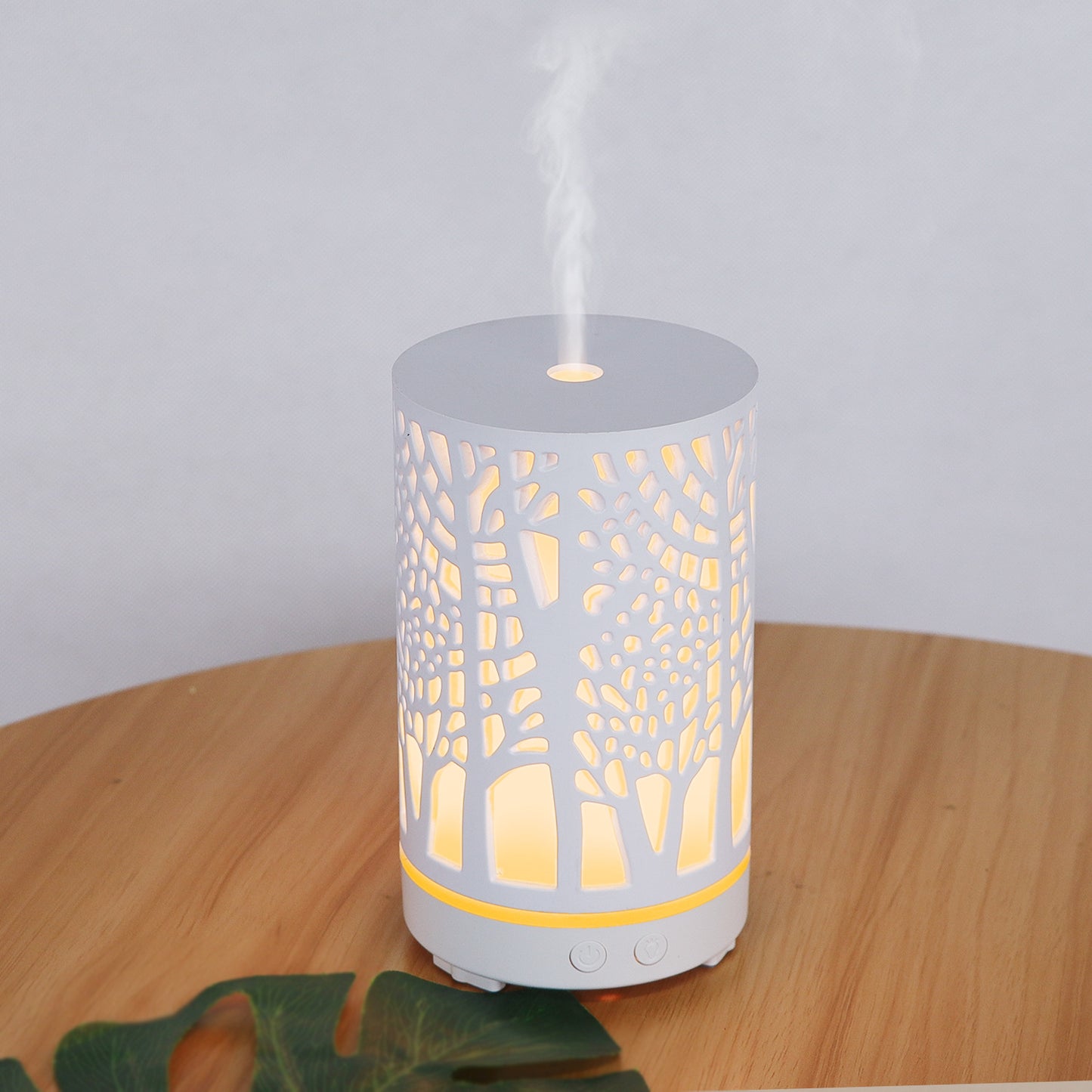 Colorful Hollow Aromatherapy Lamp - Ultrasonic Humidifier & Sound Diffuser