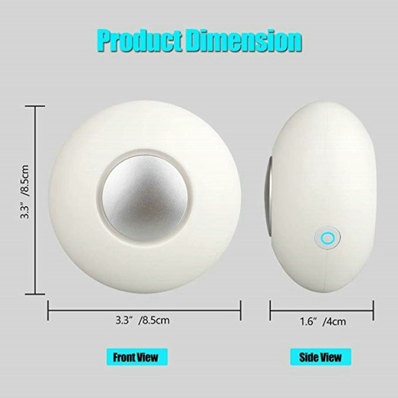 Portable Mini Ozone Generator Deodorizer – USB Rechargeable Air Purifier