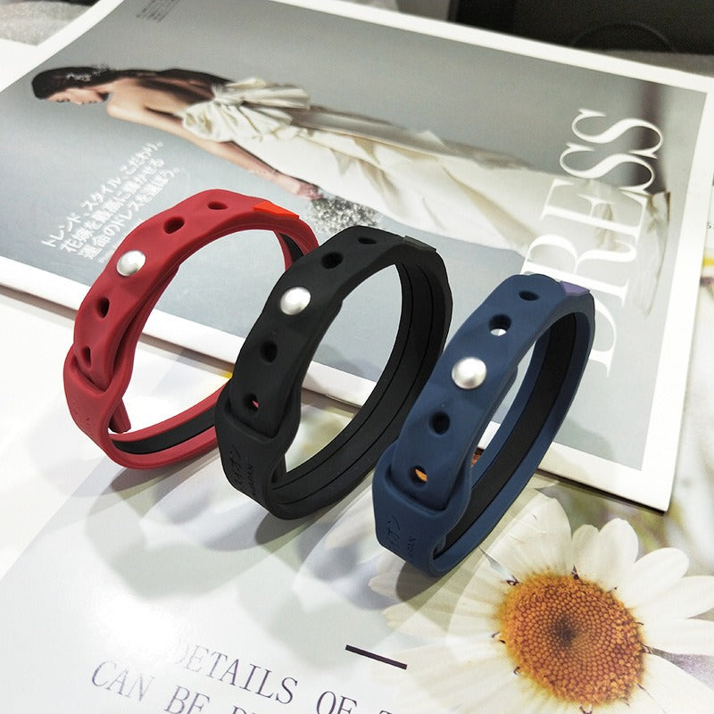 Anti-Static Sports Bracelet - Negative Ion Silicone Wrist Band