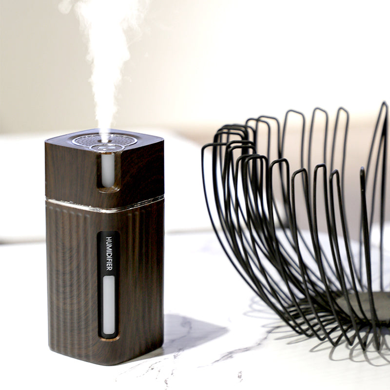 Explosion Wood Grain L1 Humidifier - Mini USB Aromatherapy Night Light