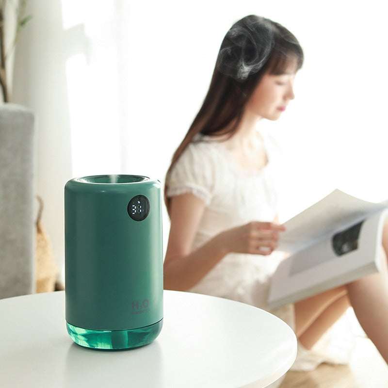 USB Portable Aroma Diffuser & Air Humidifier - 2000mAh Rechargeable