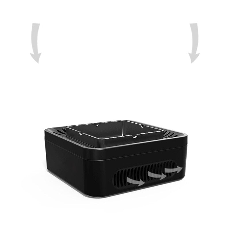 Ashtray Air Purifier - Negative Ion Generator with Built-in Lithium Battery
