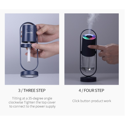 Negative Ion Magic Shadow Humidifier - Small Atomizer Household Rotary USB Humidifier