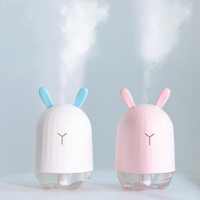 Lovely Rabbit Air Humidifier & Aroma Diffuser - Mini USB Ultrasonic Cool Mist Maker for Fresh Air