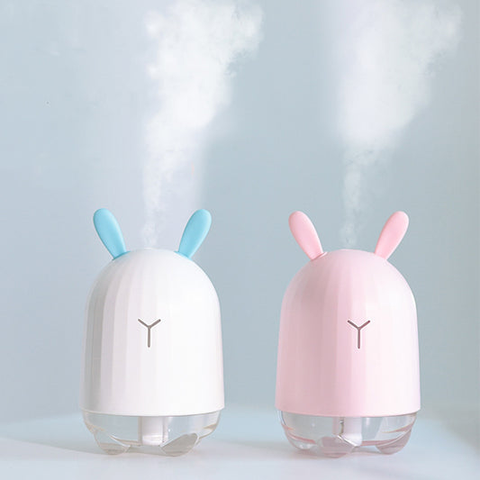 Lovely Rabbit Air Humidifier & Aroma Diffuser - Mini USB Ultrasonic Cool Mist Maker for Fresh Air