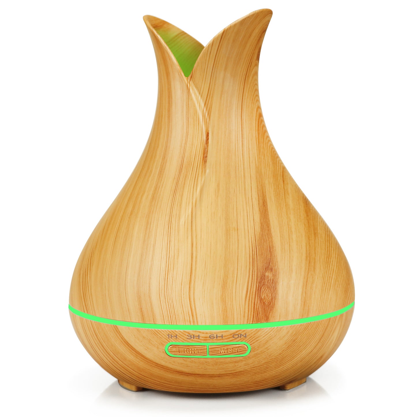 400ml Wood Grain Wifi Remote Smart Aroma Diffuser
