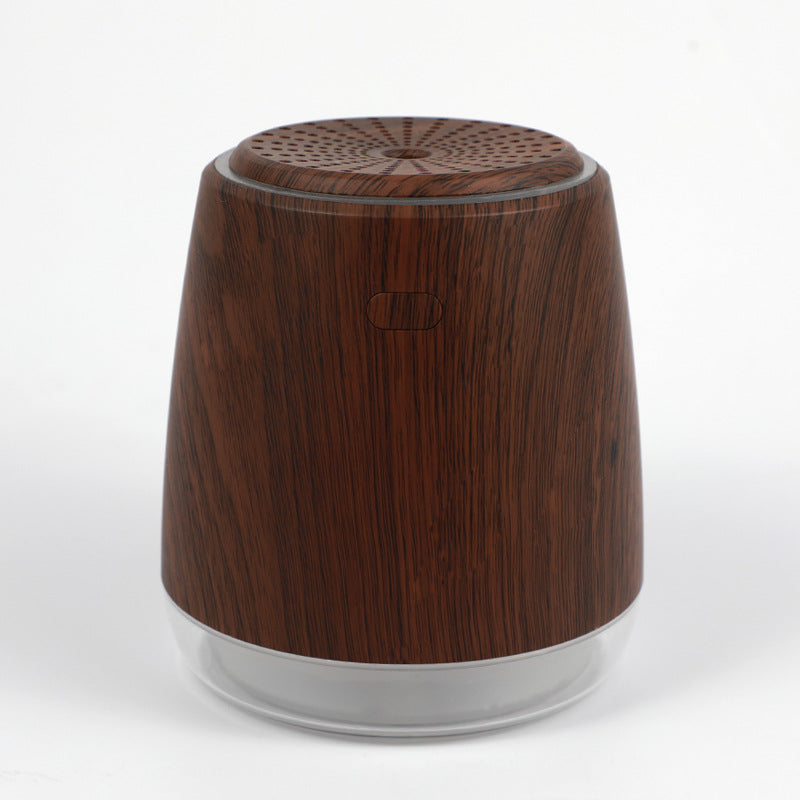 Simple Design Wood Grain L8 Humidifier - Mini USB Aromatherapy Air Night Light