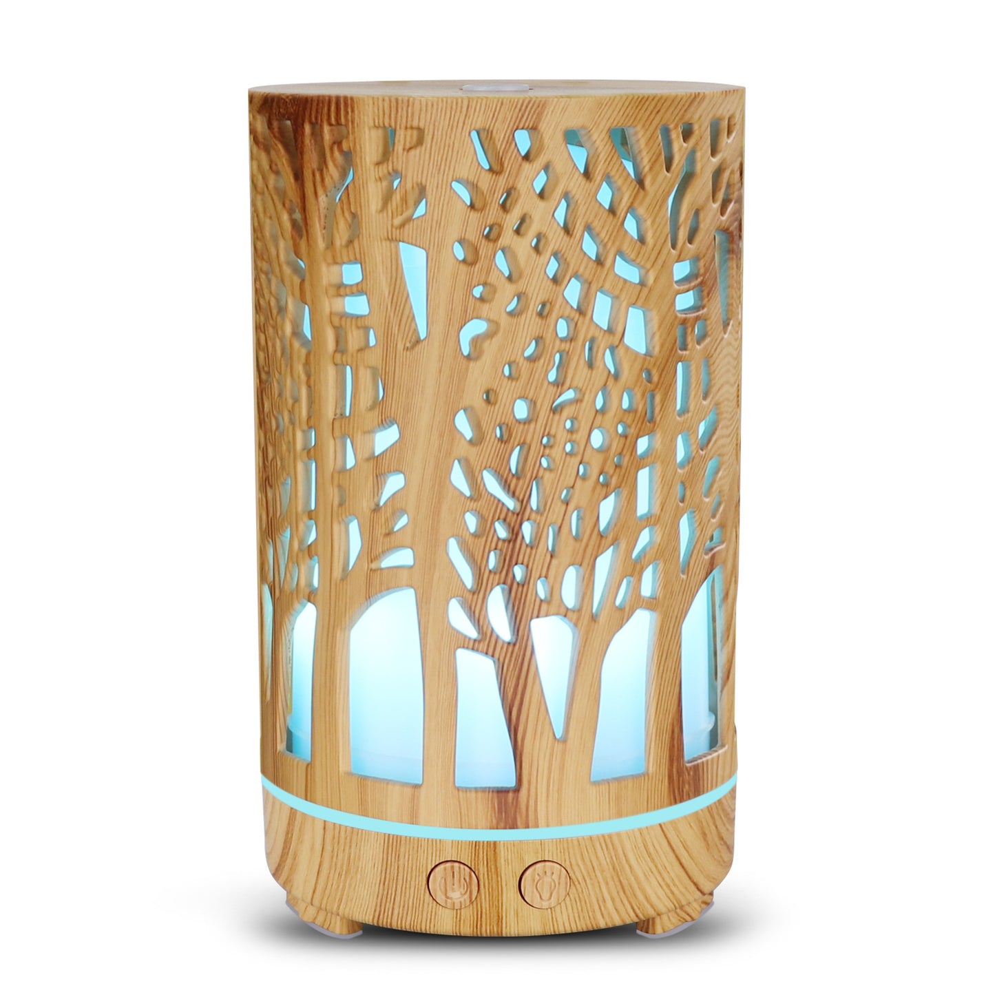 Colorful Hollow Aromatherapy Lamp - Ultrasonic Humidifier & Sound Diffuser