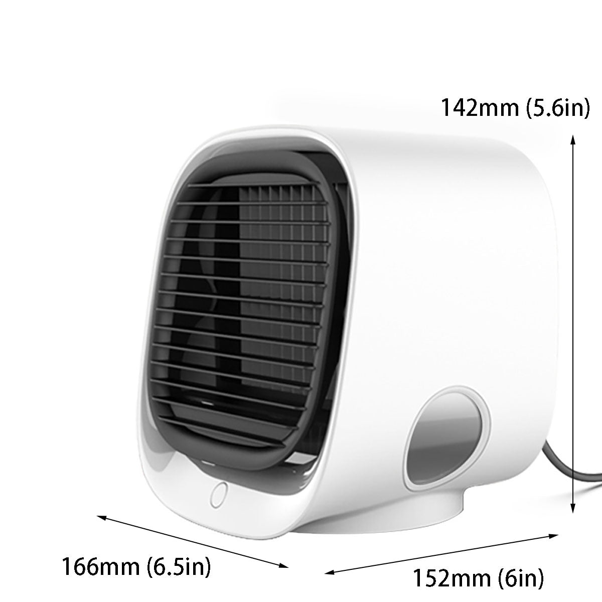 Mini Portable Air Conditioner - USB Desktop Air Cooler & Humidifier for Fresh Air