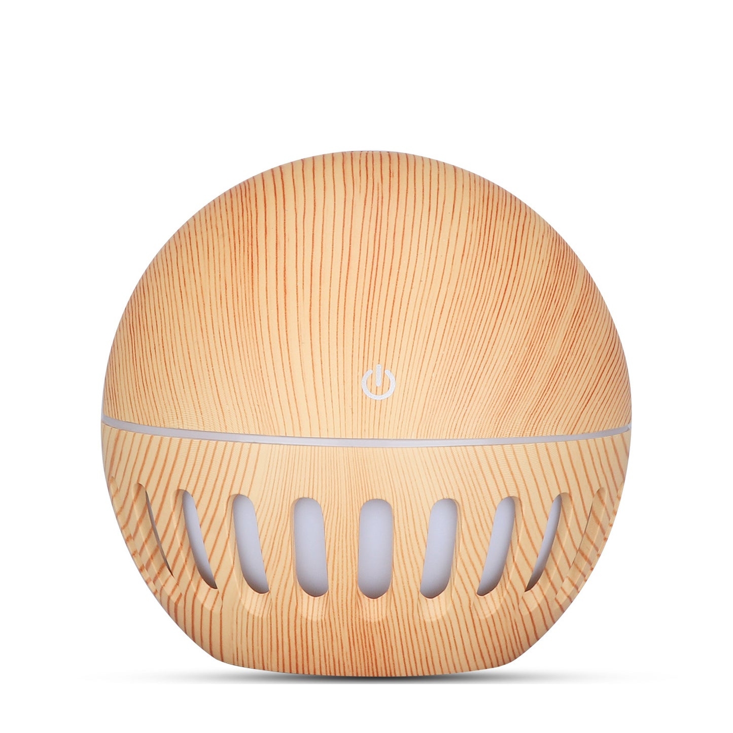 New Wood Grain Hollow Humidifier - USB Home Office Desk Small Air Purifier