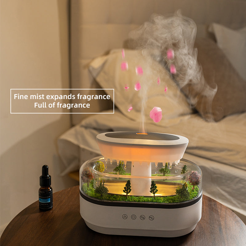 Smart Cool Mist Raindrop Air Humidifier - Aromatherapy Diffuser