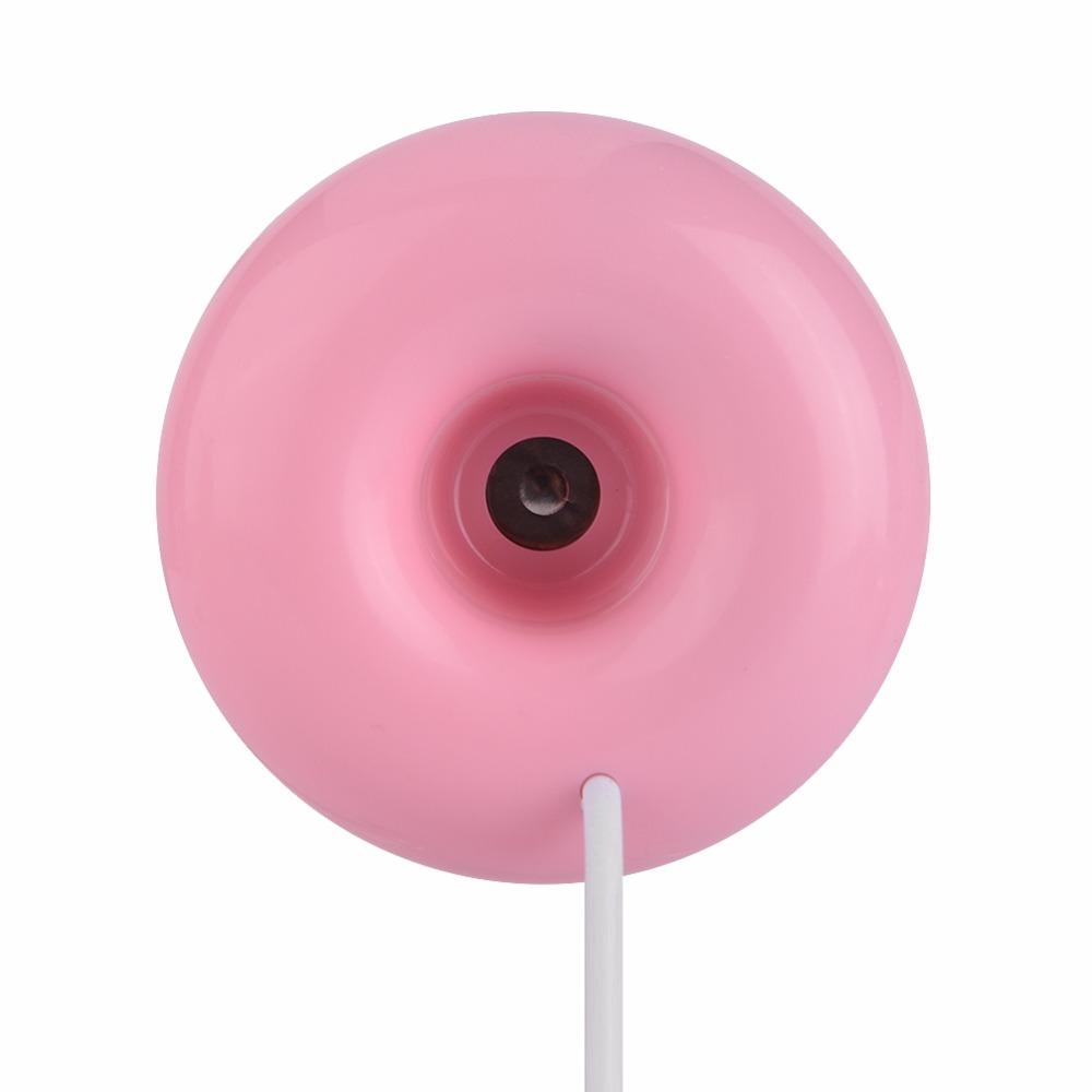 USB Spray Ultrasonic Humidifier Air Diffuser - Donut Design for Fresh and Clean Air