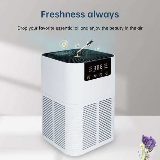 Negative Ion Desktop Air Purifier for Indoor Formaldehyde Sterilization and Odor Removal