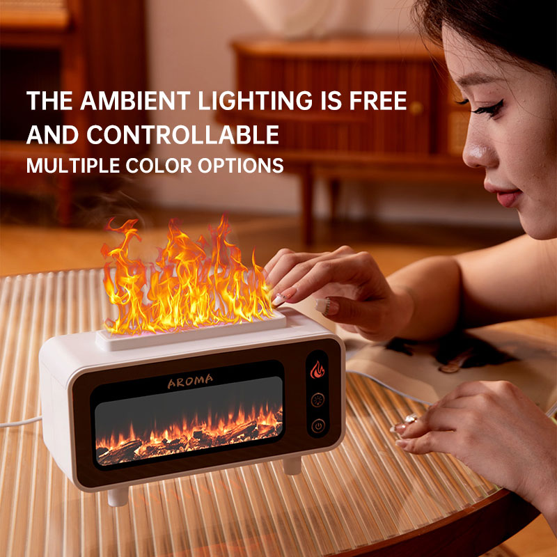 Creative USB Fog Flame Aromatherapy Humidifier for Home and Bedroom