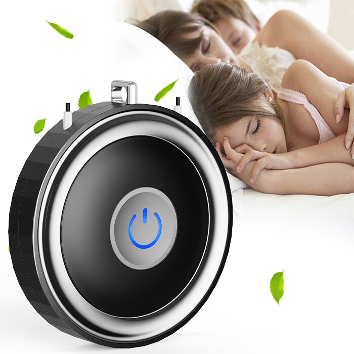 USB Portable Wearable Air Purifier Necklace - Negative Ion Freshener for Clean Air