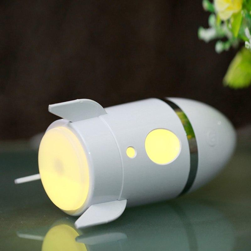 Rocket Air Humidifier Ultrasonic Timer Water Fogger Aroma Lamp